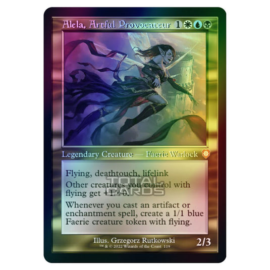 Magic The Gathering - The Brothers War - Commander - Alela, Artful Provocateur (Foil)