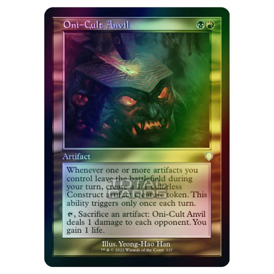 Magic The Gathering - The Brothers War - Commander - Oni-Cult Anvil (Foil)