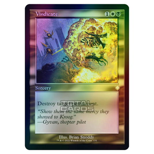 Magic The Gathering - The Brothers War - Commander - Vindicate (Foil)