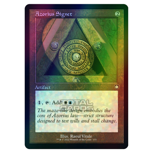 Magic The Gathering - The Brothers War - Commander - Azorius Signet (Foil)