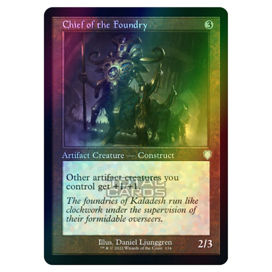 Magic The Gathering - The Brothers War - Commander - Chief of the Foundry (Foil)