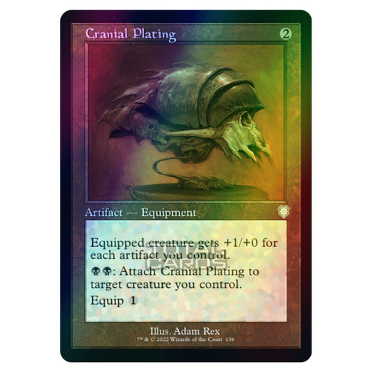 Magic The Gathering - The Brothers War - Commander - Cranial Plating (Foil)