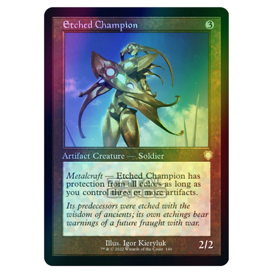 Magic The Gathering - The Brothers War - Commander - Etched Champion (Foil)