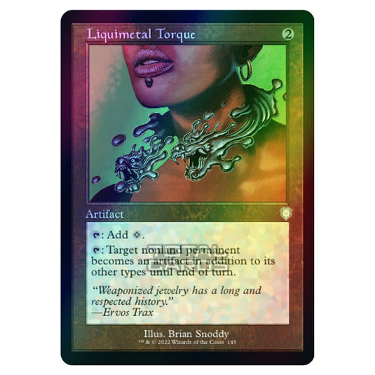 Magic The Gathering - The Brothers War - Commander - Liquimetal Torque (Foil)