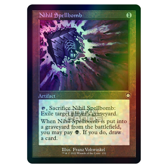 Magic The Gathering - The Brothers War - Commander - Nihil Spellbomb (Foil)