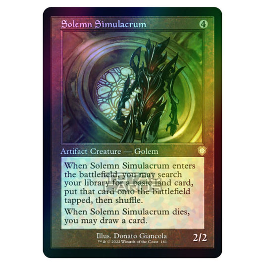 Magic The Gathering - The Brothers War - Commander - Solemn Simulacrum (Foil)