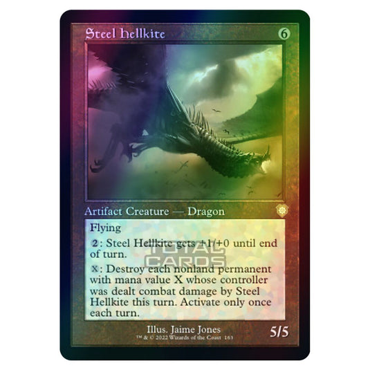 Magic The Gathering - The Brothers War - Commander - Steel Hellkite (Foil)