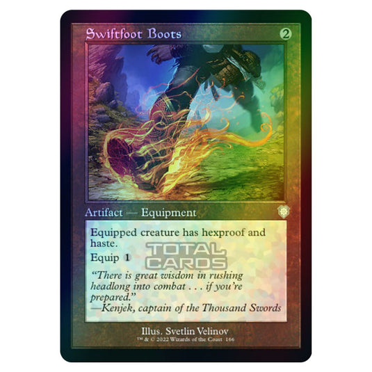 Magic The Gathering - The Brothers War - Commander - Swiftfoot Boots (Foil)