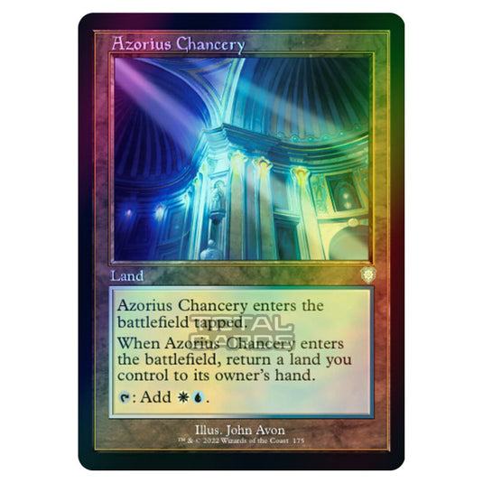 Magic The Gathering - The Brothers War - Commander - Azorius Chancery (Foil)
