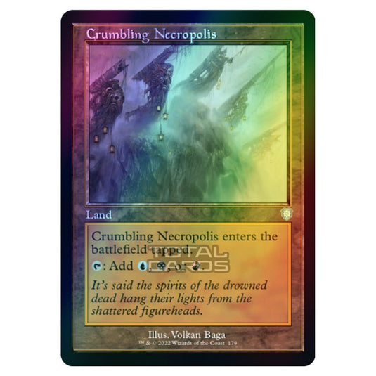 Magic The Gathering - The Brothers War - Commander - Crumbling Necropolis (Foil)