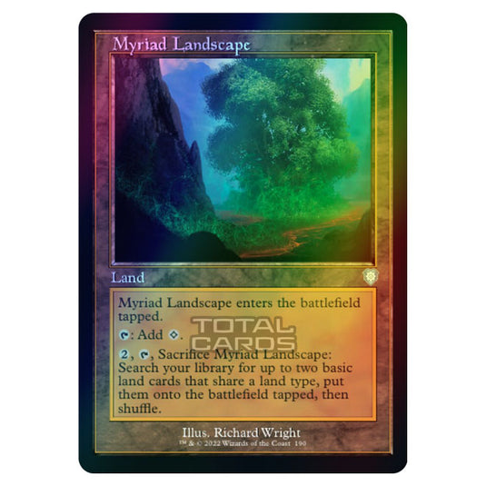 Magic The Gathering - The Brothers War - Commander - Myriad Landscape (Foil)