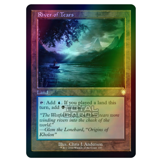 Magic The Gathering - The Brothers War - Commander - River of Tears (Foil)
