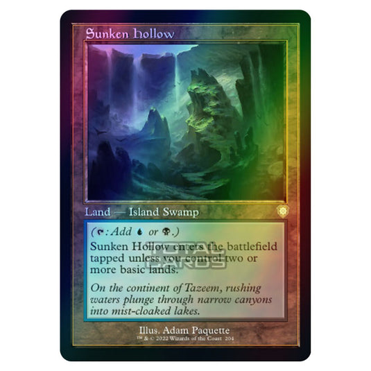Magic The Gathering - The Brothers War - Commander - Sunken Hollow (Foil)
