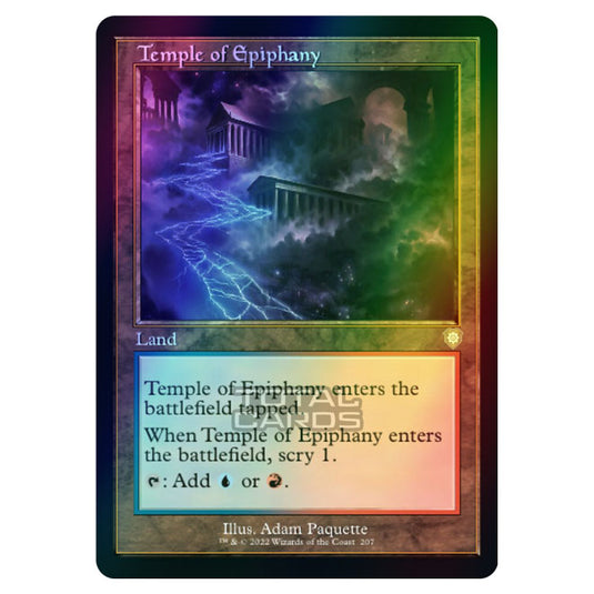 Magic The Gathering - The Brothers War - Commander - Temple of Epiphany (Foil)