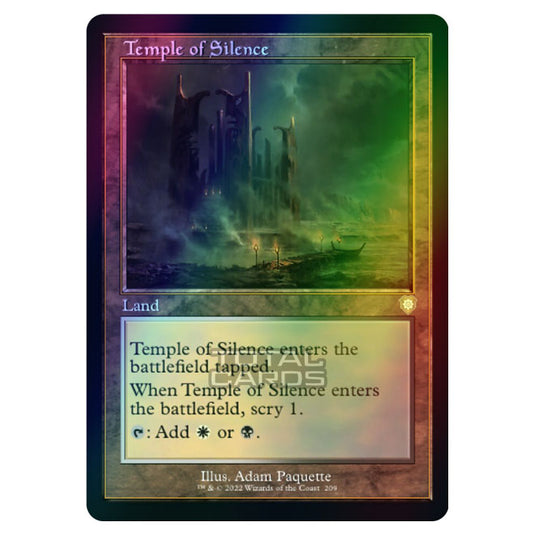 Magic The Gathering - The Brothers War - Commander - Temple of Silence (Foil)