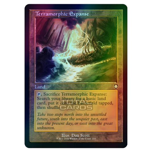 Magic The Gathering - The Brothers War - Commander - Terramorphic Expanse (Foil)