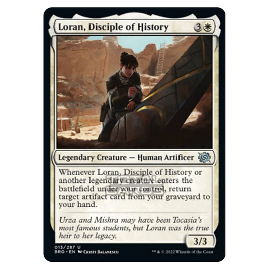 Magic The Gathering - The Brothers War - Loran, Disciple of History - 013/287
