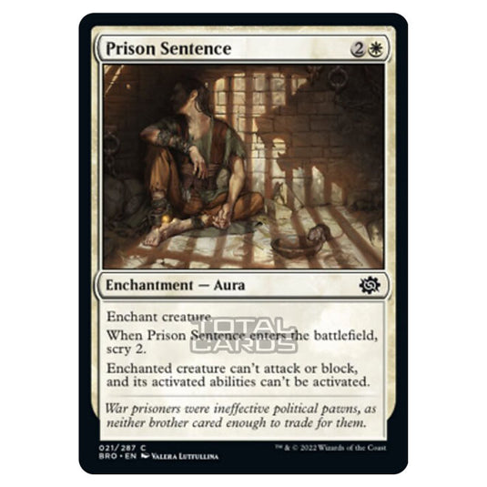 Magic The Gathering - The Brothers War - Prison Sentence - 021/287