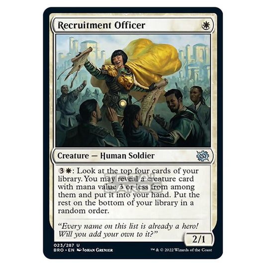 Magic The Gathering - The Brothers War - Recruitment Officer - 023/287