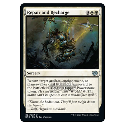 Magic The Gathering - The Brothers War - Repair and Recharge - 024/287