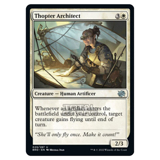 Magic The Gathering - The Brothers War - Thopter Architect - 029/287