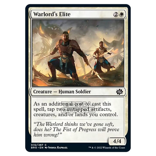 Magic The Gathering - The Brothers War - Warlord's Elite - 032/287