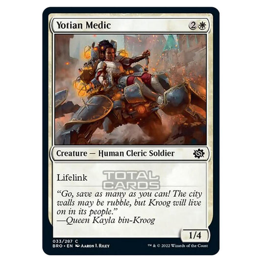 Magic The Gathering - The Brothers War - Yotian Medic - 033/287