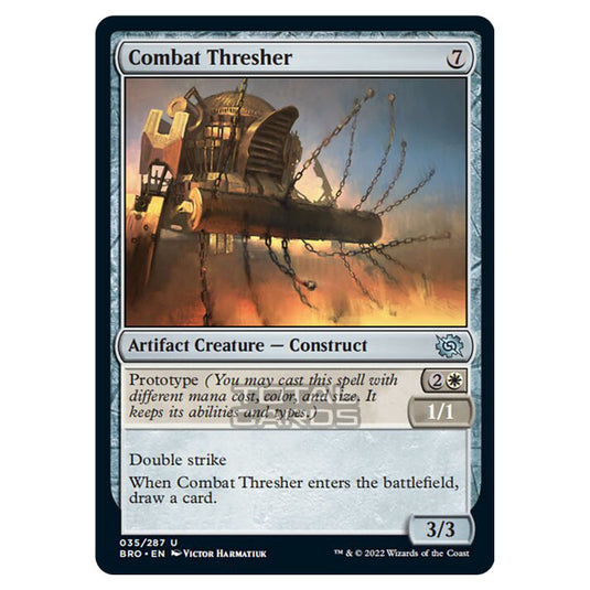 Magic The Gathering - The Brothers War - Combat Thresher - 035/287