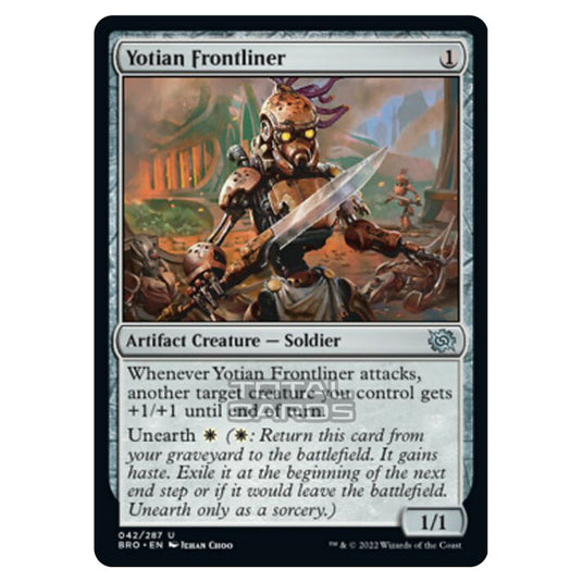 Magic The Gathering - The Brothers War - Yotian Frontliner - 042/287