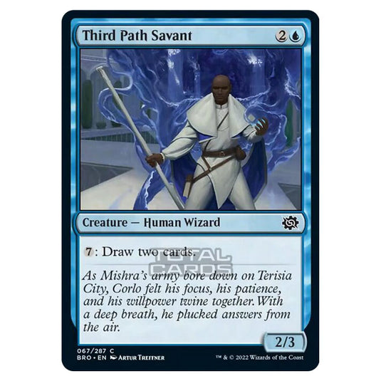 Magic The Gathering - The Brothers War - Third Path Savant - 067/287