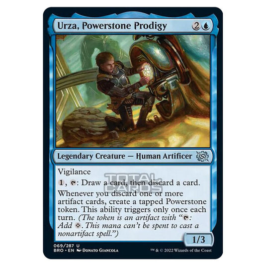 Magic The Gathering - The Brothers War - Urza, Powerstone Prodigy - 069/287