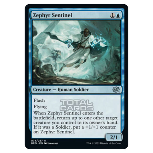 Magic The Gathering - The Brothers War - Zephyr Sentinel - 074/287