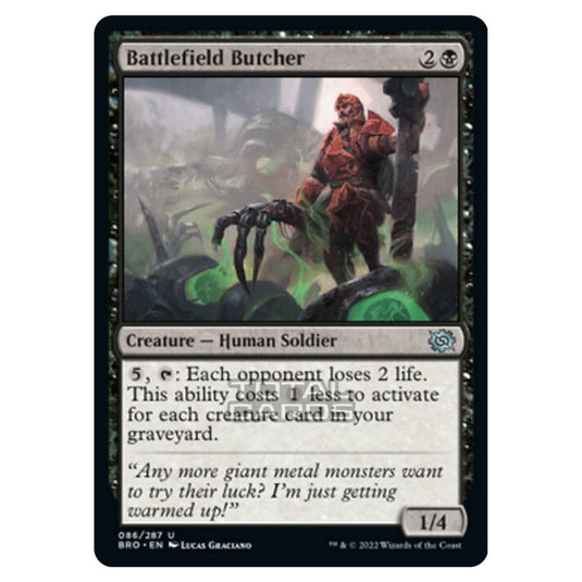 Magic The Gathering - The Brothers War - Battlefield Butcher - 086/287