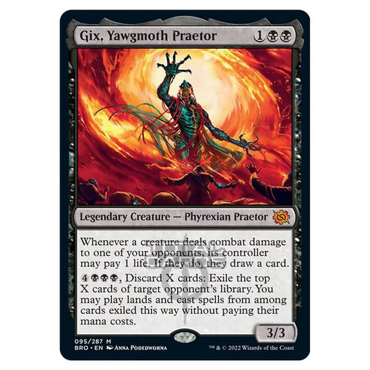 Magic The Gathering - The Brothers War - Gix, Yawgmoth Praetor - 095/287