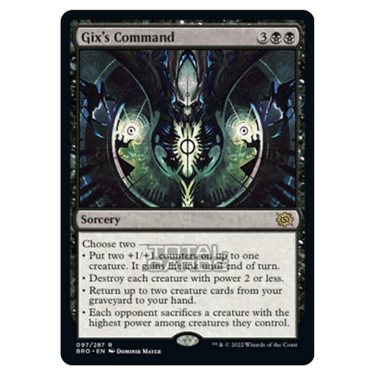 Magic The Gathering - The Brothers War - Gix's Command - 097/287