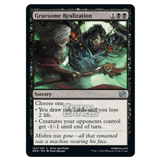 Magic The Gathering - The Brothers War - Gruesome Realization - 103/287