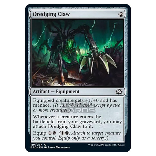 Magic The Gathering - The Brothers War - Dredging Claw - 119/287