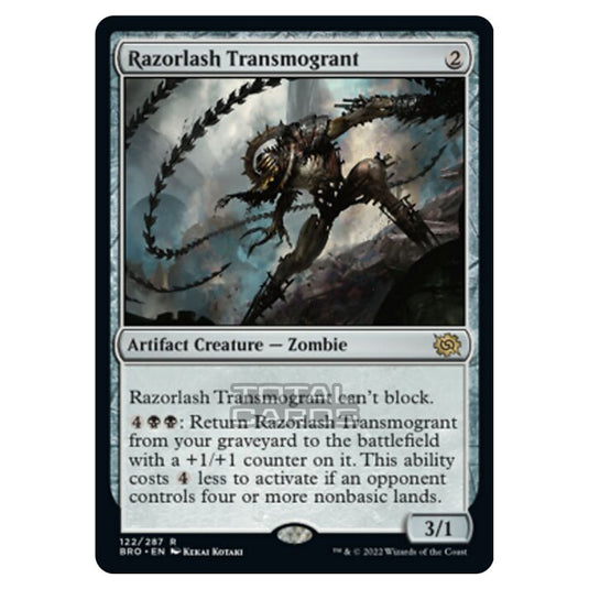 Magic The Gathering - The Brothers War - Razorlash Transmogrant - 122/287