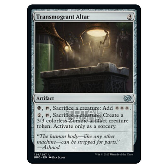 Magic The Gathering - The Brothers War - Transmogrant Altar - 124/287 Magic The Gathering - The Brothers War - Transmogrant Altar - 124/287