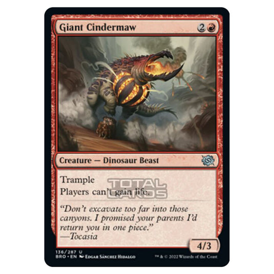 Magic The Gathering - The Brothers War - Giant Cindermaw - 136/287