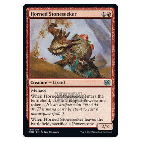 Magic The Gathering - The Brothers War - Horned Stoneseeker - 138/287