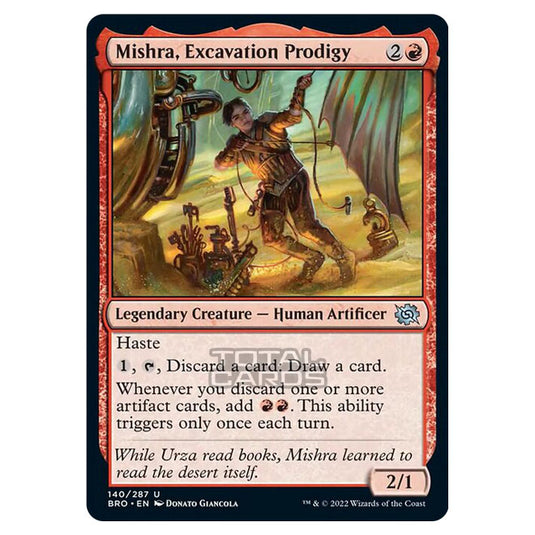 Magic The Gathering - The Brothers War - Mishra, Excavation Prodigy - 140/287