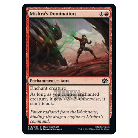 Magic The Gathering - The Brothers War - Mishra's Domination - 142/287