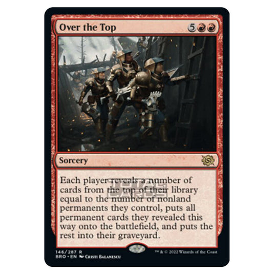 Magic The Gathering - The Brothers War - Over the Top - 146/287