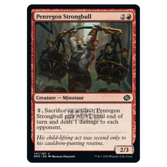 Magic The Gathering - The Brothers War - Penregon Strongbull - 147/287