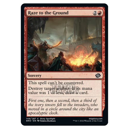 Magic The Gathering - The Brothers War - Raze to the Ground - 149/287