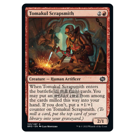 Magic The Gathering - The Brothers War - Tomakul Scrapsmith - 153/287