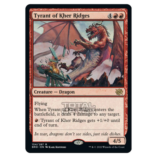 Magic The Gathering - The Brothers War - Tyrant of Kher Ridges - 154/287