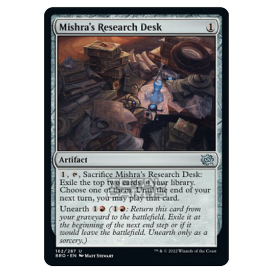 Magic The Gathering - The Brothers War - Mishra's Research Desk - 162/287