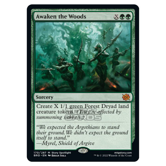 Magic The Gathering - The Brothers War - Awaken the Woods - 170/287